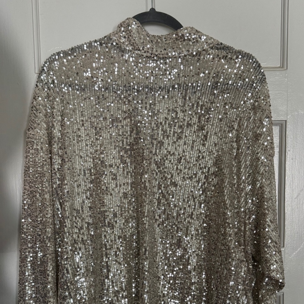 Champagne Sequins Shirt